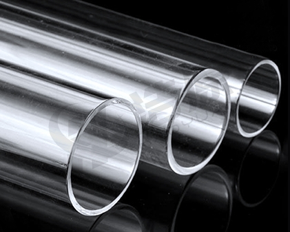  Transparent quartz tube